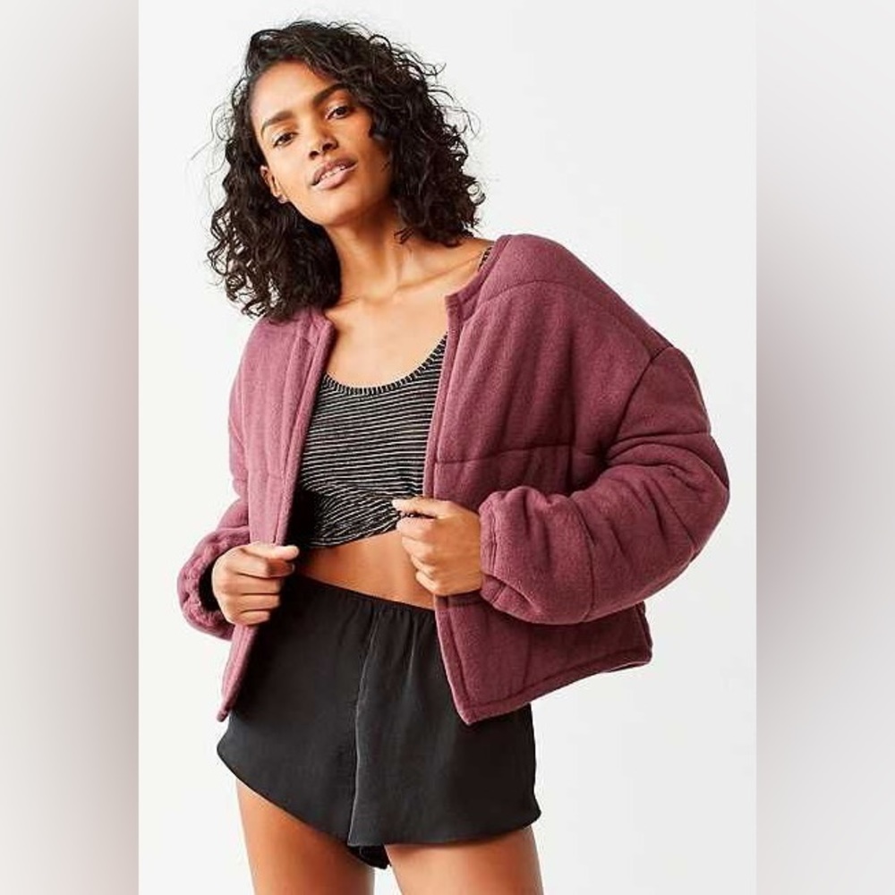 Urban Outfitters Out From Under Quilted
Puffer Cardigan - Size L NEW